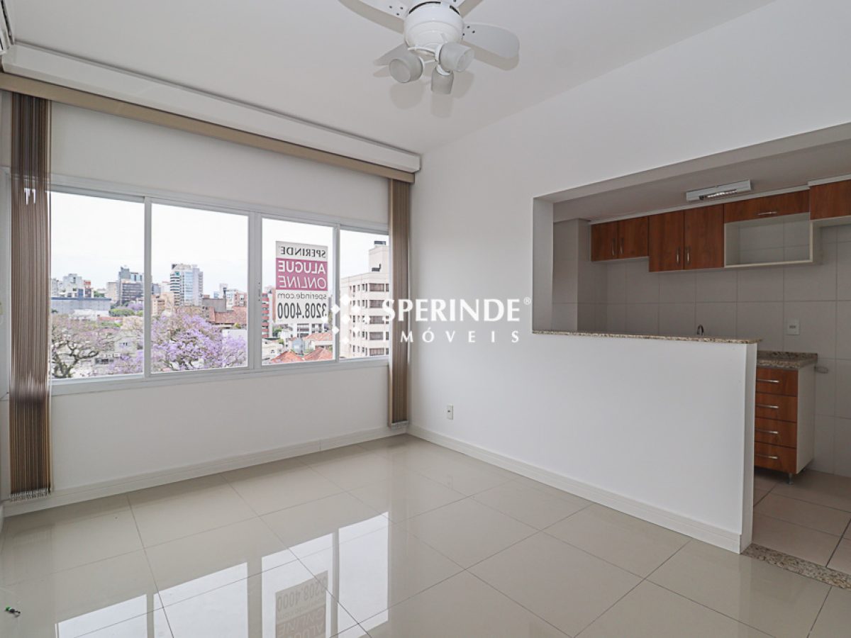 Apartamento para alugar com 46m², 1 quarto, 2 vagas no bairro Rio Branco em Porto Alegre - Foto 1