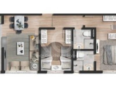 Apartamento à venda com 58m², 2 quartos, 1 suíte, 1 vaga no bairro Mont Serrat em Porto Alegre - Foto 22