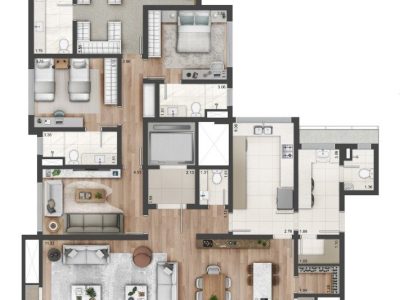 Apartamento à venda com 143m², 3 quartos, 3 suítes, 2 vagas no bairro Rio Branco em Porto Alegre - Foto 47