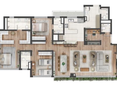 Apartamento à venda com 143m², 3 quartos, 3 suítes, 2 vagas no bairro Rio Branco em Porto Alegre - Foto 48