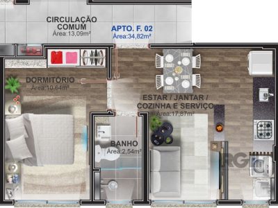 Apartamento à venda com 65m², 2 quartos, 1 suíte, 1 vaga no bairro Petrópolis em Porto Alegre - Foto 32