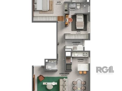 Apartamento à venda com 93m², 2 quartos, 2 suítes, 2 vagas no bairro Moinhos de Vento em Porto Alegre - Foto 22