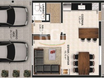 Casa Condominio à venda com 126m², 4 quartos, 2 suítes, 2 vagas no bairro Tristeza em Porto Alegre - Foto 4