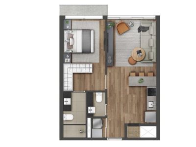 Apartamento à venda com 48m², 1 quarto, 1 vaga no bairro Cidade Baixa em Porto Alegre - Foto 18