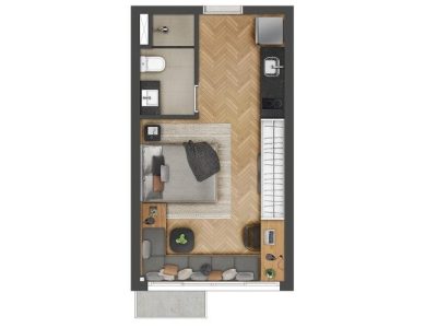 Apartamento à venda com 48m², 1 quarto, 1 vaga no bairro Cidade Baixa em Porto Alegre - Foto 23