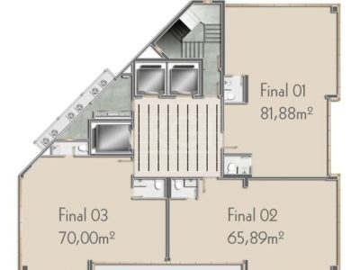 Conjunto/Sala à venda com 65m², 3 vagas no bairro Rio Branco em Porto Alegre - Foto 7