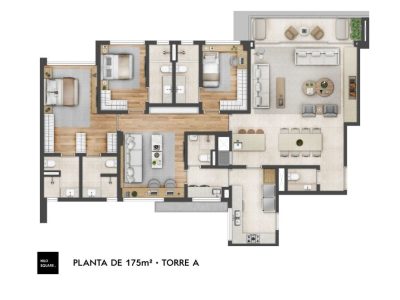 Apartamento à venda com 176m², 3 quartos, 3 suítes, 3 vagas no bairro Boa Vista em Porto Alegre - Foto 18