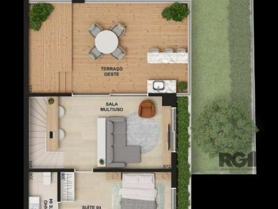 Casa Condominio à venda com 368m², 3 quartos, 3 suítes no bairro Tristeza em Porto Alegre - Foto 14