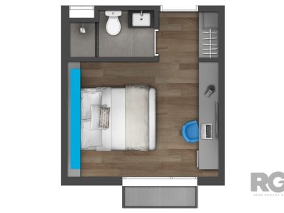 Loft à venda com 18m², 1 quarto no bairro Moinhos de Vento em Porto Alegre - Foto 4