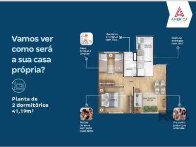 Apartamento à venda com 41m², 2 quartos no bairro Jardim Carvalho em Porto Alegre - Foto 4