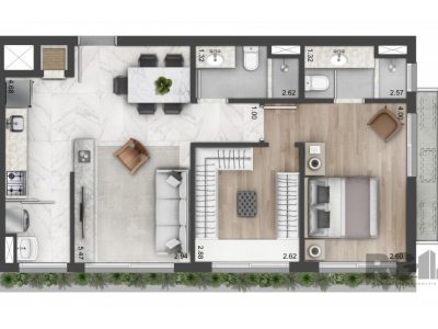 Apartamento à venda com 75m², 2 quartos, 1 suíte, 2 vagas no bairro Navegantes em Capão da Canoa - Foto 4