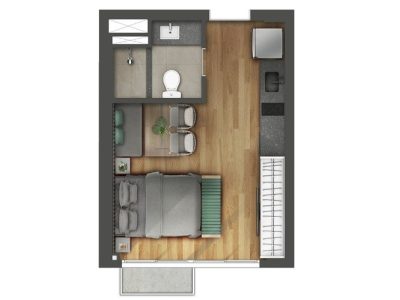 Apartamento à venda com 29m², 1 quarto, 1 vaga no bairro Boa Vista em Porto Alegre - Foto 22