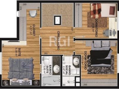 Casa Condominio à venda com 128m², 4 quartos, 2 suítes, 2 vagas no bairro Tristeza em Porto Alegre - Foto 21