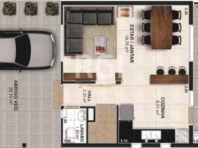 Casa Condominio à venda com 150m², 4 quartos, 2 suítes, 2 vagas no bairro Tristeza em Porto Alegre - Foto 11