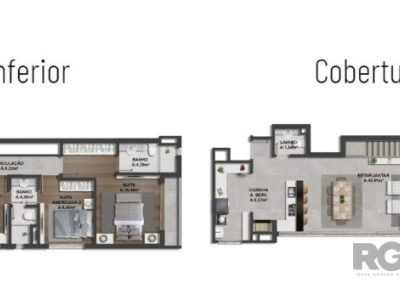 Cobertura à venda com 213m², 3 quartos, 2 suítes, 2 vagas no bairro Cristal em Porto Alegre - Foto 9