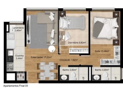 Apartamento à venda com 78m², 2 quartos, 2 suítes, 1 vaga no bairro Petrópolis em Porto Alegre - Foto 25