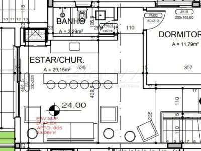 Cobertura à venda com 199m², 4 quartos, 2 suítes, 3 vagas no bairro Menino Deus em Porto Alegre - Foto 4