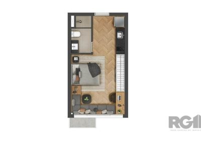 Loft à venda com 27m², 1 quarto, 1 vaga no bairro Cidade Baixa em Porto Alegre - Foto 3