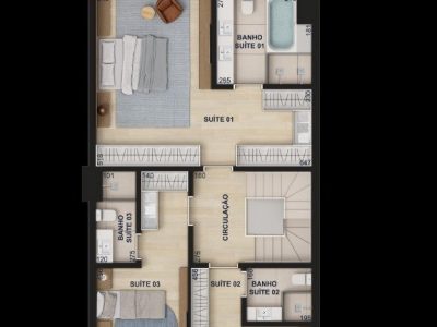 Casa Condominio à venda com 365m², 3 quartos, 3 suítes no bairro Tristeza em Porto Alegre - Foto 16