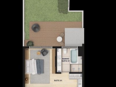 Casa Condominio à venda com 365m², 3 quartos, 3 suítes no bairro Tristeza em Porto Alegre - Foto 20