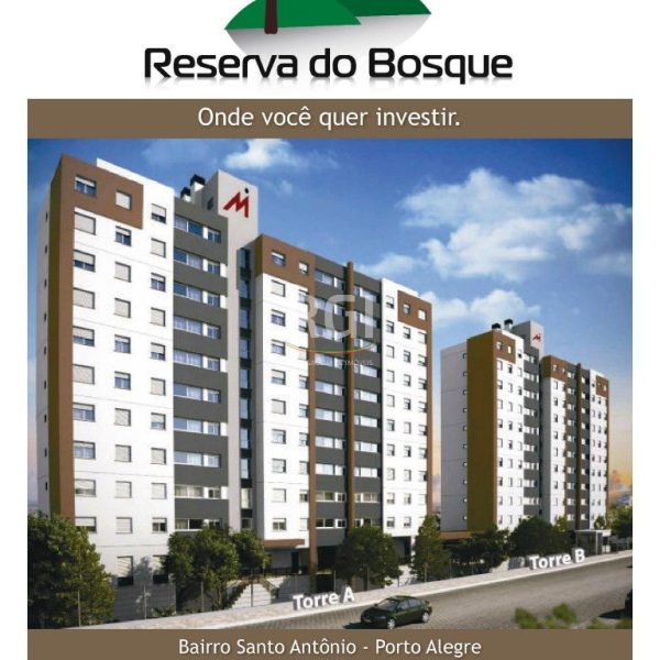 Apartamento à venda com 68m², 3 quartos, 1 suíte, 2 vagas no bairro Santo Antônio em Porto Alegre - Foto 1